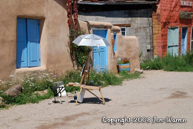 Image: Plein Air Painting in Georgia O'Keeffe country - Student photos