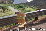 Clickable Image: Plein Air Painting in Georgia O'Keeffe country - Student photos