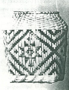 Image: Larry Croslin, Cherokee Basket making, basketry