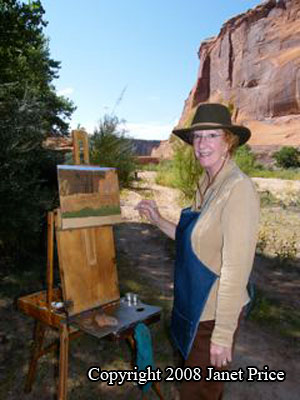 Image: tour workshop Canyon de Chelly, paint, photograph, Student photos 2008