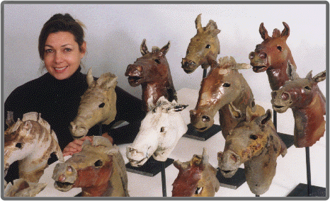Image: Karen Terpstra, Equine Clay Sculpture