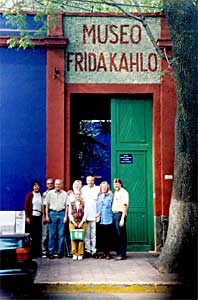 Image: Frida Kahlo Tour, Taos Art School, Museo Frida Kahlo, Image: Taos Art School, Frida Kahlo, Frida Kahlo's art, Frida Kahlo tour, casa azul, creative sources, art odysey, larry torres, coyoacan, museo de arte moderno, museo leon trotsky, pyramids, sun, moon,Frida, Kahlo