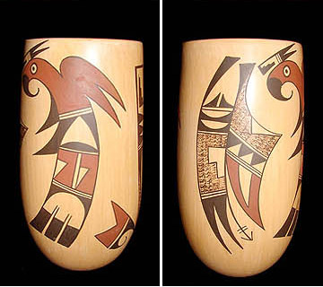 Image: White Swann, Dolly Navasie, Traditional Hopi Pottery