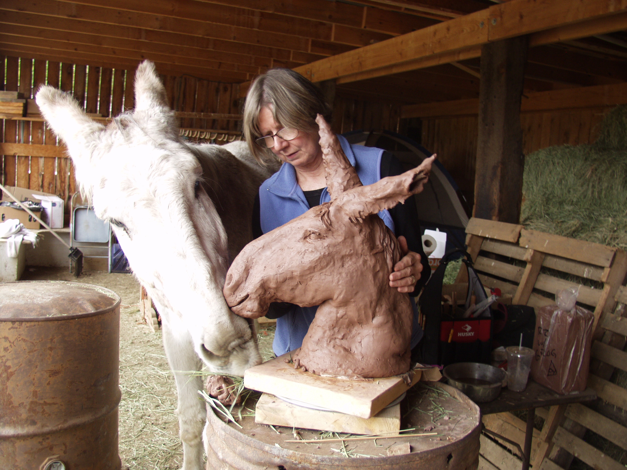 Donkey Sculpture Class