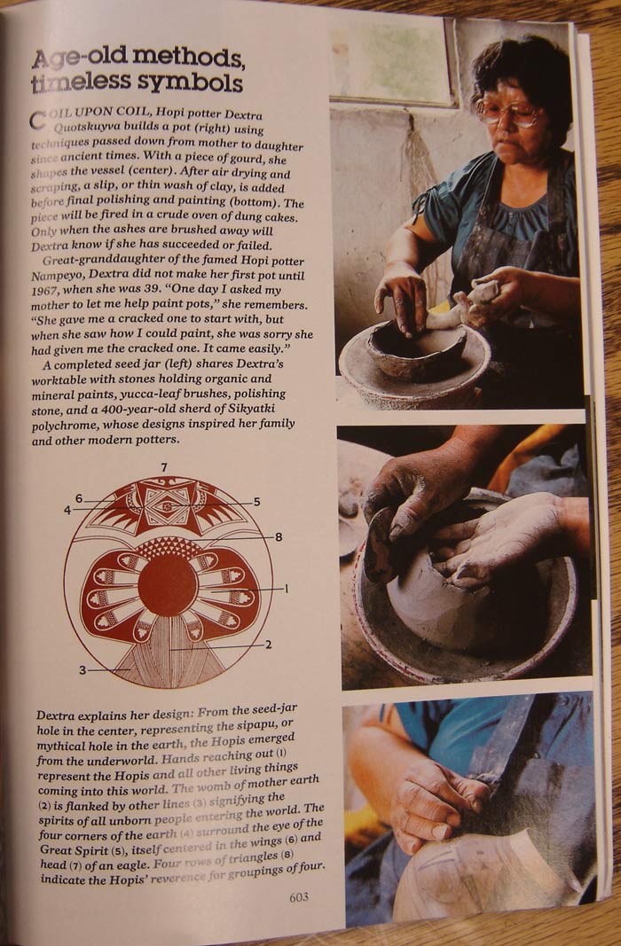 Image: National Geographic 1982, Pueblo Pottery