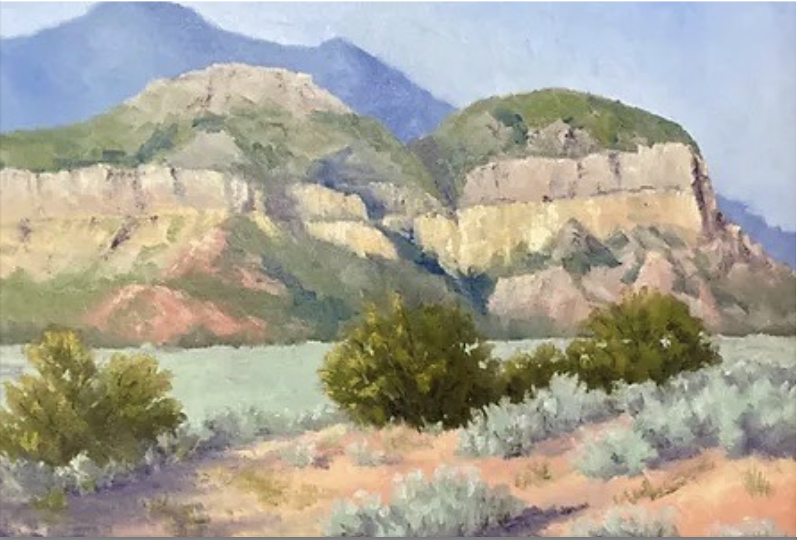 Image: Painting of Cliffs Scenery