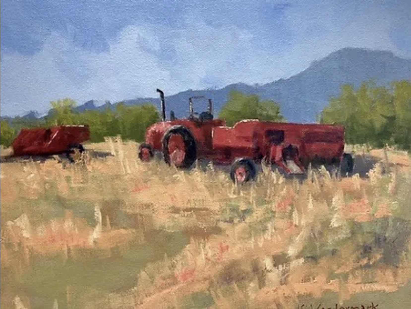 Image: Painting of Tractor 